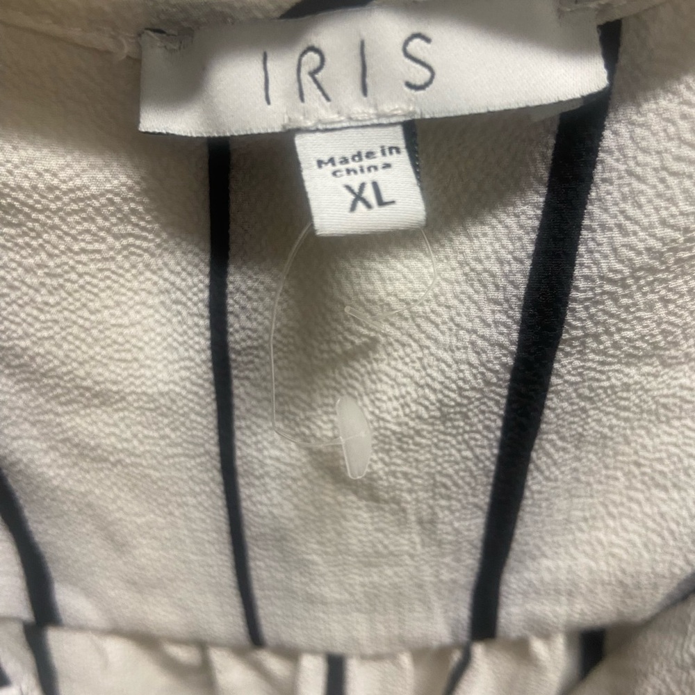IRIS Monochrome Striped Romper - XL